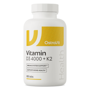 Vitamin D3 4000 IU + K2 100 tablets