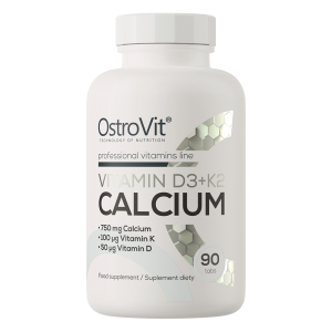 Vitamin D3 + K2 + Calcium 90 tablets