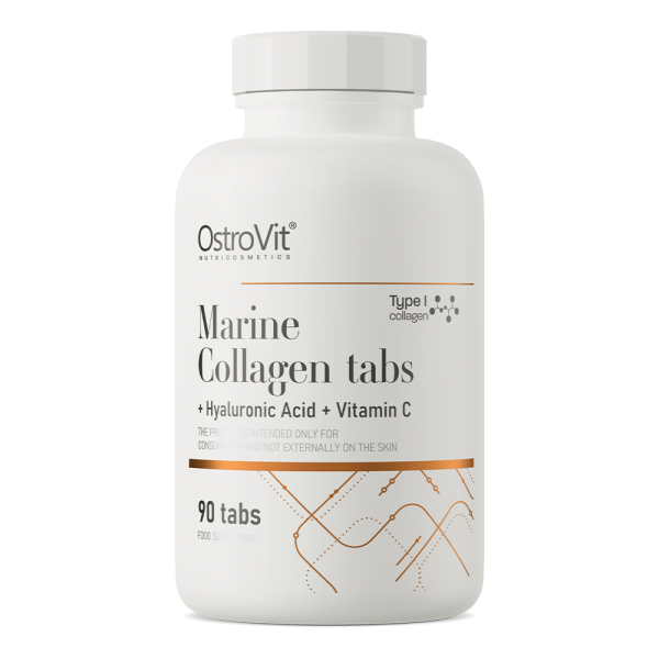 Marine Collagen + Hyaluronic Acid + Vitamin C 90 tablets